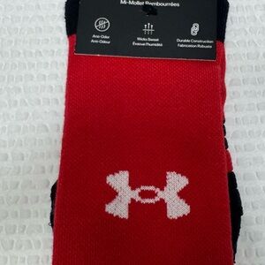 Under Armour Red Crew Socks